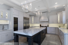 white_kitchen_cabinets_dark_grey_island